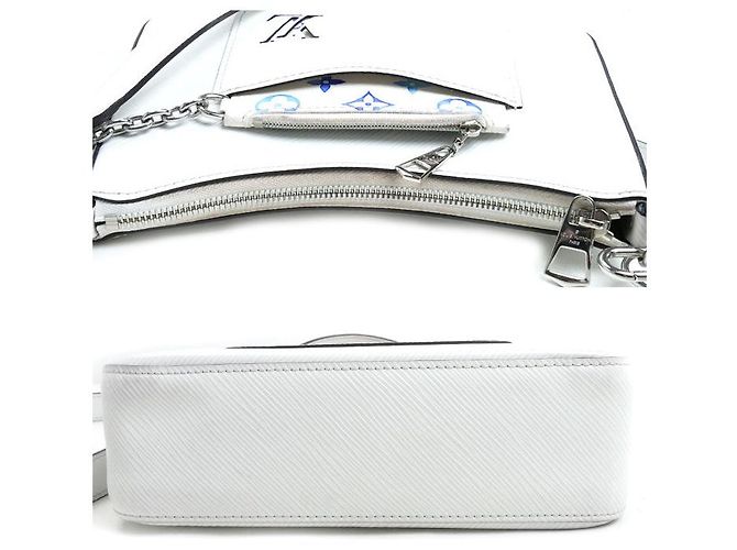 Borsa a spalla 2 in 1 Marelle Epi di Louis Vuitton Bianco - vista 4
