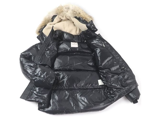 Moncler ARMORICANO Polyamide Polyester Down Jacket Black - view 3