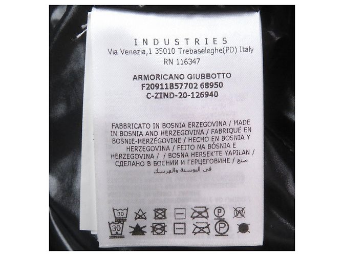 Moncler ARMORICANO Polyamide Polyester Down Jacket Black - view 8