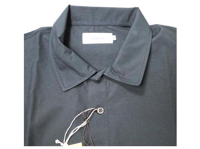 Autre Marque Camisa de algodón con forma de polo Riprap Azul - vista 5