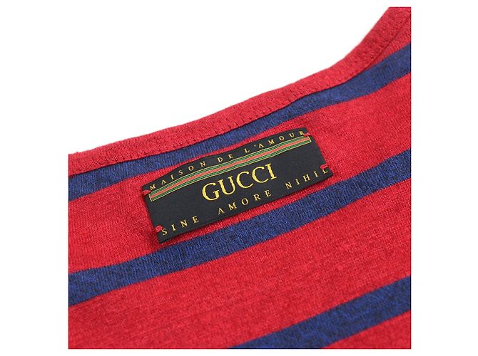 Camiseta de cuello redondo de lino y algodón Gucci×Disney 598971 Roja - vista 5