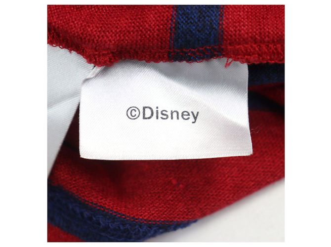 Camiseta de cuello redondo de lino y algodón Gucci×Disney 598971 Roja - vista 7