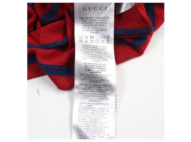 Camiseta de cuello redondo de lino y algodón Gucci×Disney 598971 Roja - vista 9