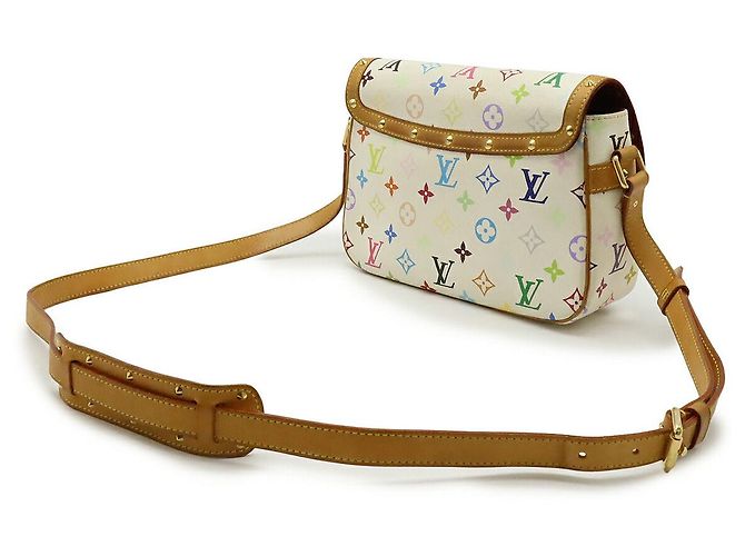 Louis Vuitton Sologne Monogram Multicolor Schultertasche Weiß - Ansicht 2