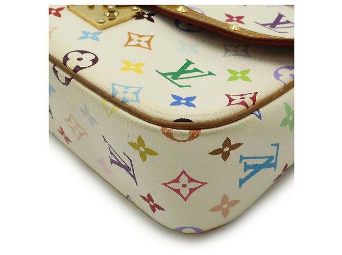 Louis Vuitton Sologne Monogram Multicolor Schultertasche Weiß - Ansicht 3