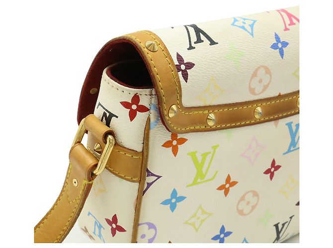 Louis Vuitton Sologne Monogram Multicolor Schultertasche Weiß - Ansicht 4