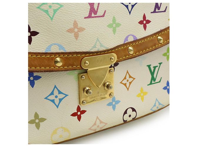 Louis Vuitton Sologne Monogram Multicolor Schultertasche Weiß - Ansicht 9