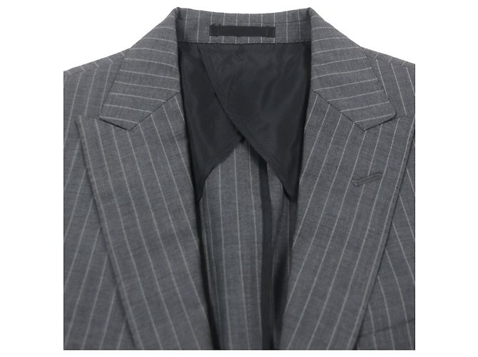 Chaqueta de lana Super 100S Black Label de Burberry Castaño Gris - vista 2