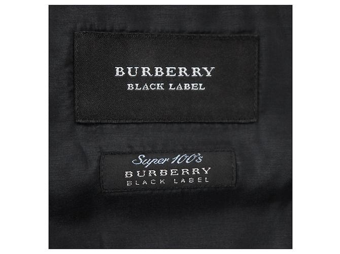 Chaqueta de lana Super 100S Black Label de Burberry Castaño Gris - vista 6