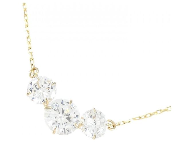 Autre Marque Collana in zirconia cubica Au750 D'oro - vista 3