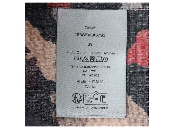 Camisa de algodón Seersucker DUNCAN GRANT Y CHARLESTON de Dior Multicolor - vista 6