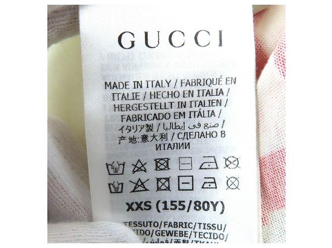 Camiseta de algodón con bordado de cerdo EQUILIBRIUM de Gucci Blanco Multicolor Blanco roto - vista 7