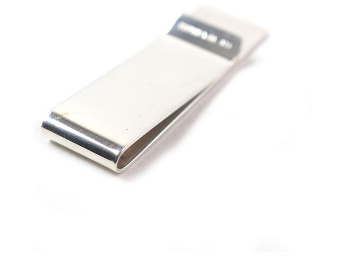 Tiffany & Co Tiffany&Co. Gemelli 2 in 1 con logo inciso SV925 e clip per banconote Argento - vista 5