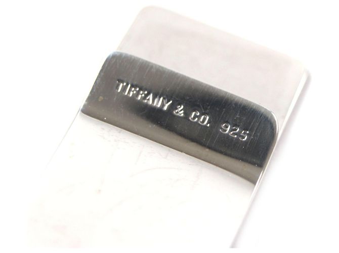 Tiffany & Co Tiffany&Co. Gemelli 2 in 1 con logo inciso SV925 e clip per banconote Argento - vista 6