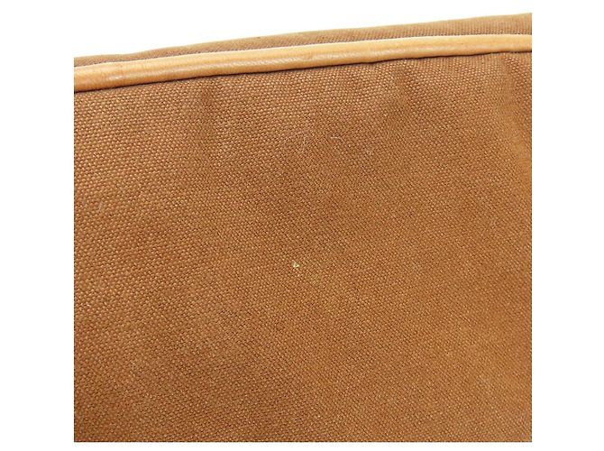 Pochette Bolide in Cotone di Hermès Bronzo - vista 13