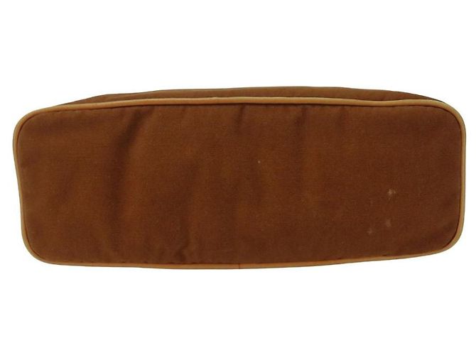 Pochette Bolide in Cotone di Hermès Bronzo - vista 3
