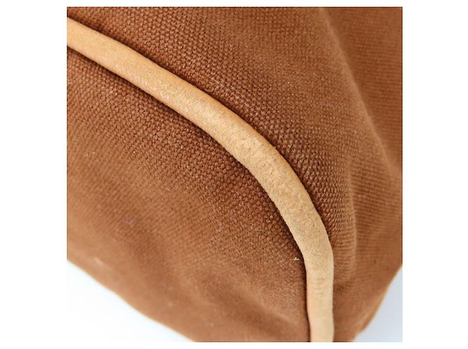 Pochette Bolide in Cotone di Hermès Bronzo - vista 4