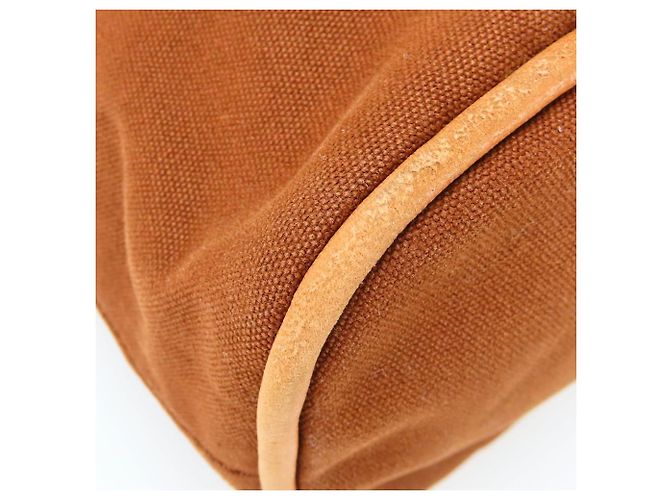 Pochette Bolide in Cotone di Hermès Bronzo - vista 6