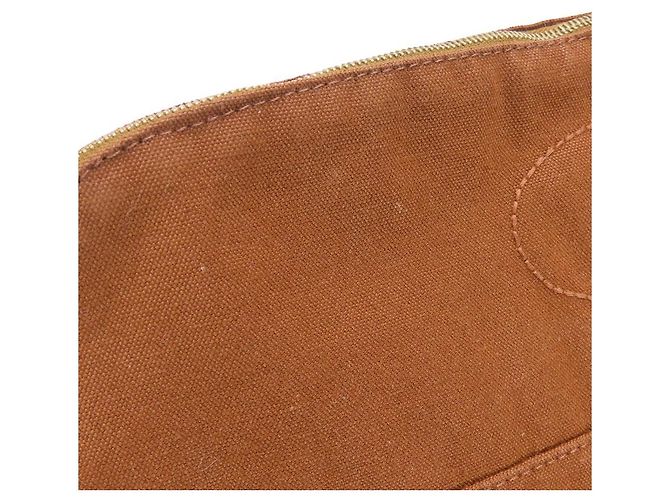 Pochette Bolide in Cotone di Hermès Bronzo - vista 9
