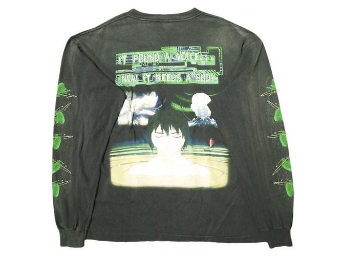 Autre Marque Camiseta de manga larga de algodón Saint Michael GS_LS Negro - vista 2