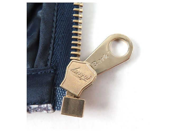 Autre Marque Giacca a maniche corte in metallo, viscosa e poliammide con logo Bark Blu Blu navy - vista 7