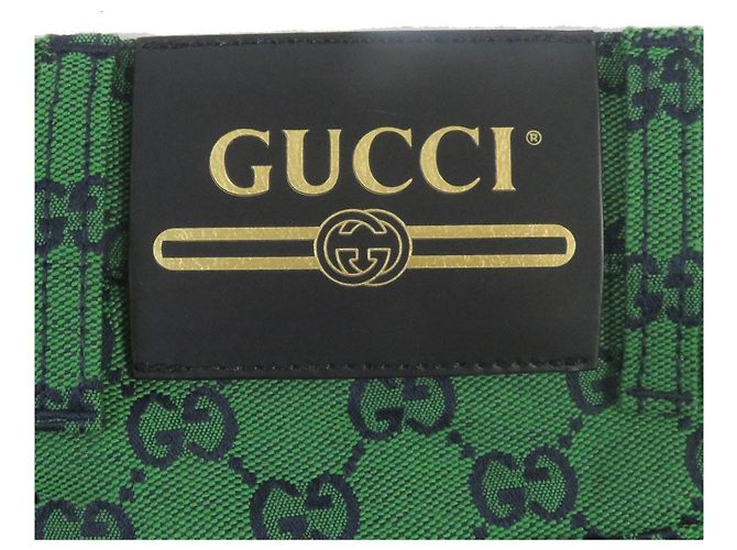 Pantalones de cuero de poliuretano jacquard GG de Gucci Verde - vista 6