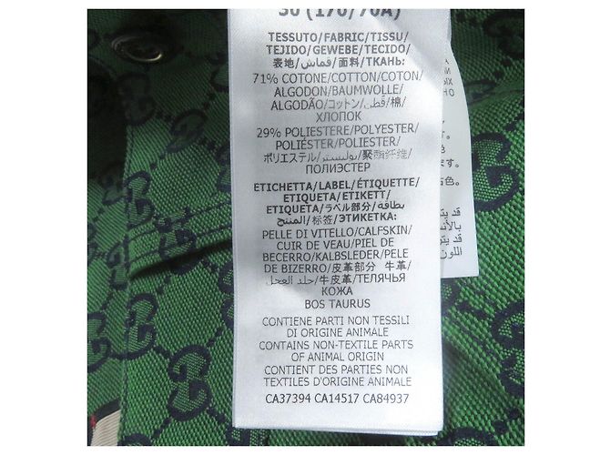 Pantalones de cuero de poliuretano jacquard GG de Gucci Verde - vista 9