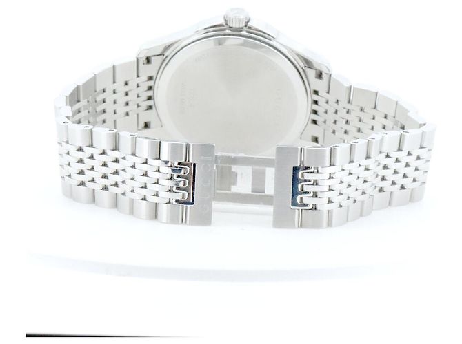 Zeitlose Edelstahl-Uhr von Gucci Silber - Ansicht 4