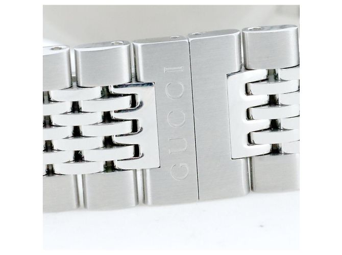 Zeitlose Edelstahl-Uhr von Gucci Silber - Ansicht 6
