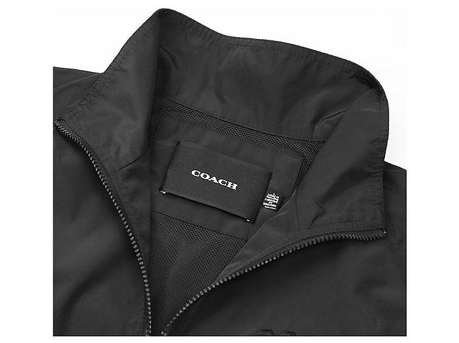 Coach Track Jacket Polyester Jacket Black - view 11