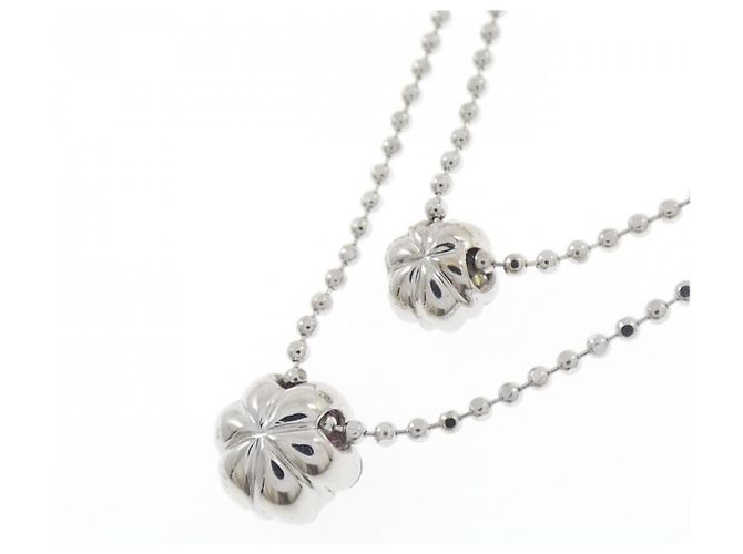 Autre Marque Au750 Saphir-Diamant-Halskette Silber - Ansicht 4