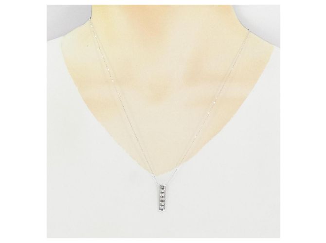 Autre Marque Collana in Au750 e Diamanti Argento - vista 6