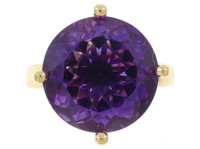 Autre Marque Anello in ametista Au750 G.ST.B Porpora - vista 2