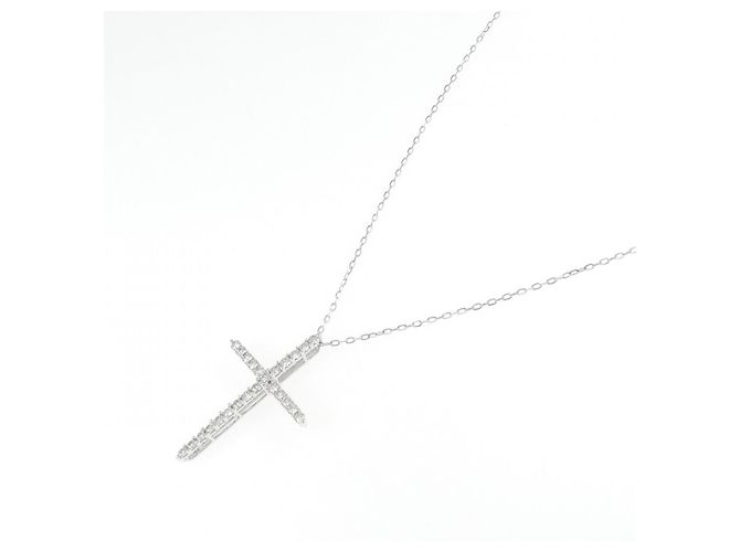 Autre Marque Collana di diamanti Au750/PT850 Argento - vista 2