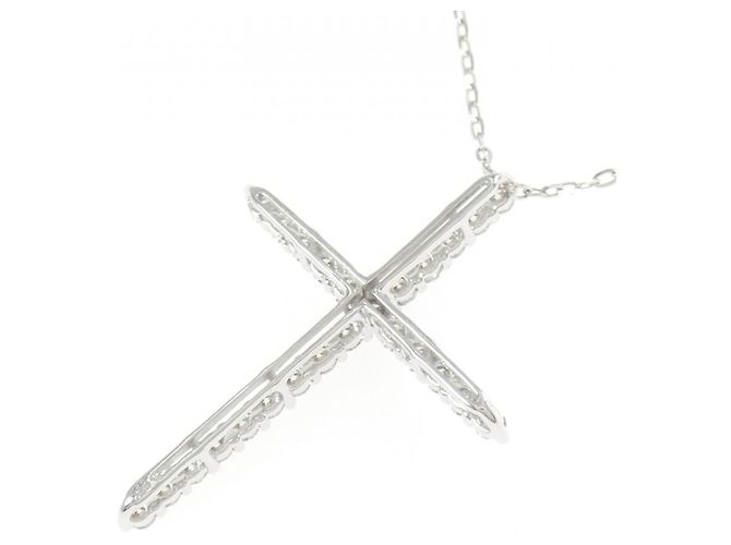 Autre Marque Collana di diamanti Au750/PT850 Argento - vista 4