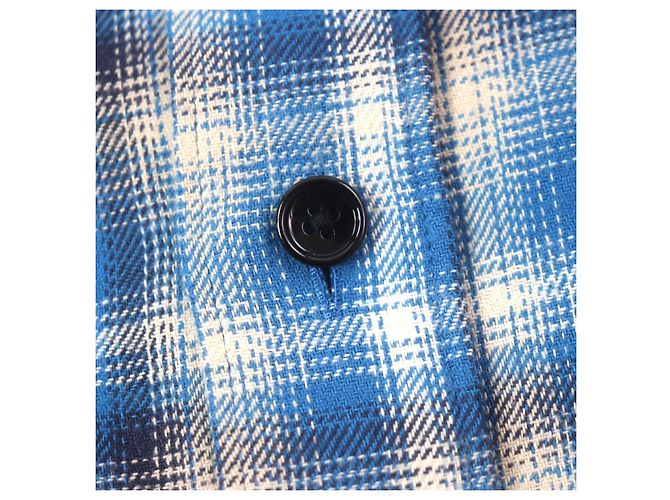 Céline Camicia ampia in cotone Celine Blu - vista 4