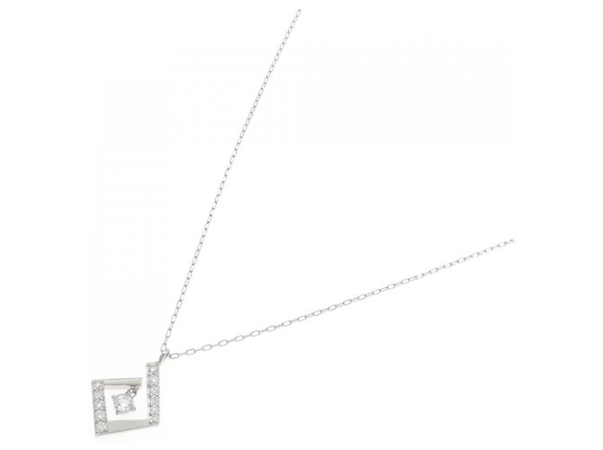 Autre Marque Collana in platino e diamanti Argento - vista 2
