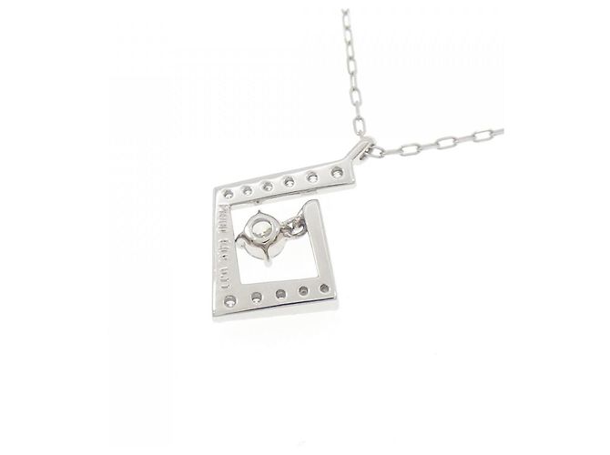 Autre Marque Collana in platino e diamanti Argento - vista 4