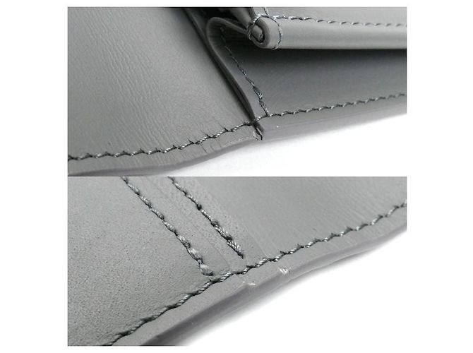 Cartera Larga Brazza Monogram Shadow de Louis Vuitton Gris - vista 8
