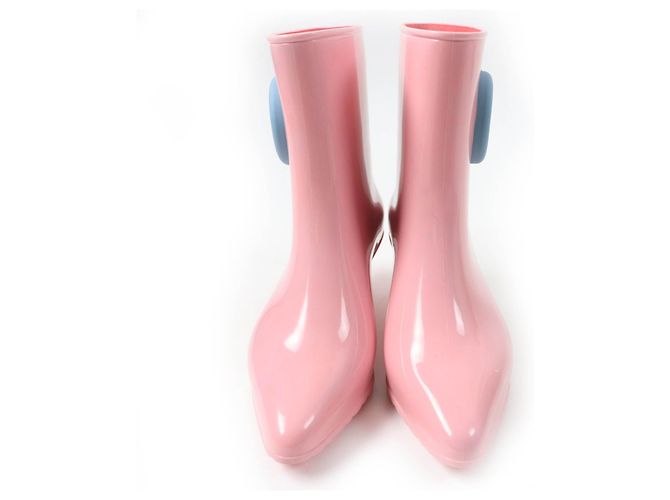 Gummi-Regenstiefel Gucci Interlocking G Pink - Ansicht 4