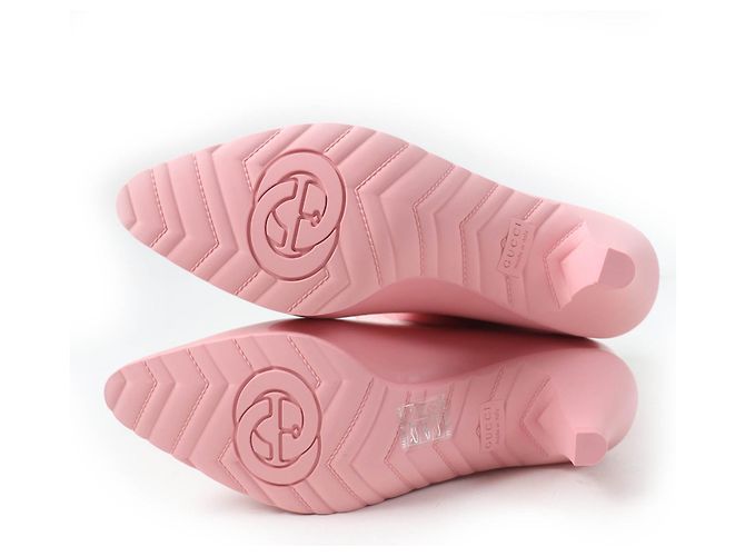 Gummi-Regenstiefel Gucci Interlocking G Pink - Ansicht 7