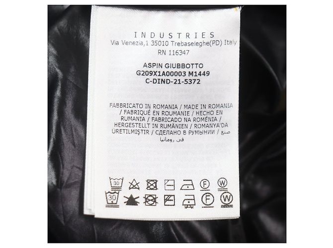 Chaqueta de plumas de nylon Moncler ASPIN Amarillo - vista 11