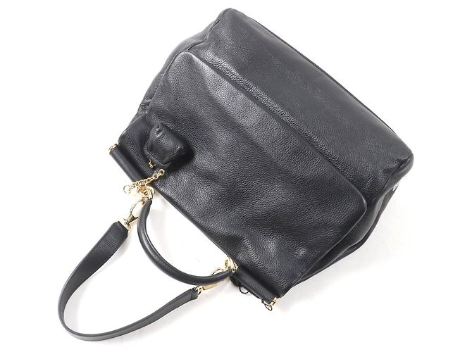 Dolce & Gabbana 2-in-1 Lederhandtasche Sicily von Dolce&Gabbana Schwarz - Ansicht 7