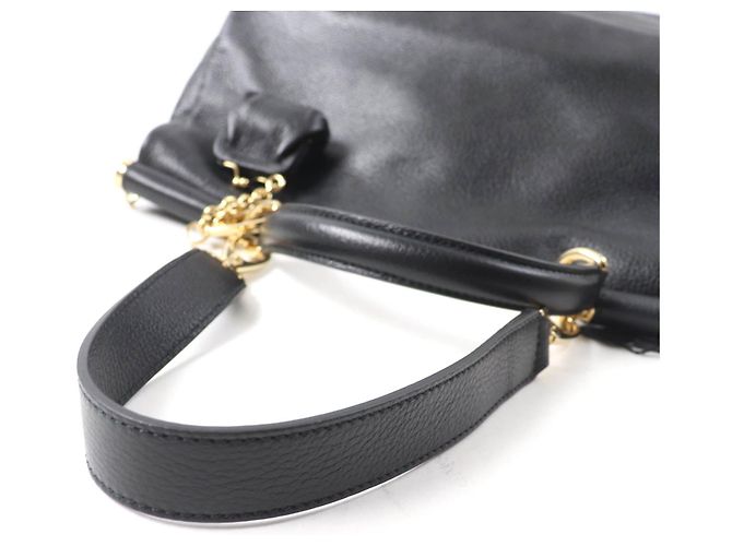 Dolce & Gabbana 2-in-1 Lederhandtasche Sicily von Dolce&Gabbana Schwarz - Ansicht 8
