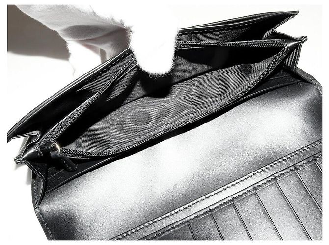 Cartera larga de piel de ternera GG GUCCISSIMA de Gucci Negro - vista 5