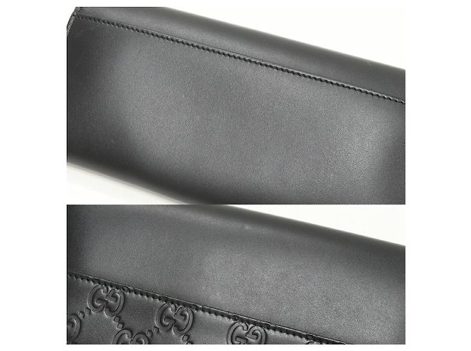 Cartera larga de piel de ternera GG GUCCISSIMA de Gucci Negro - vista 6