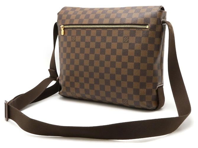 Borsa a spalla Damier Brooklyn MM di Louis Vuitton Marrone - vista 2