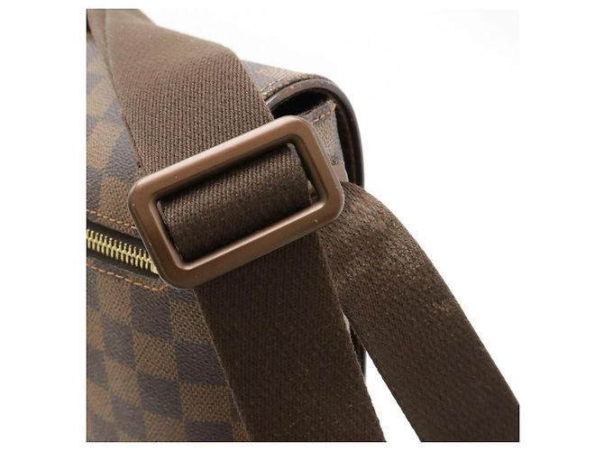 Borsa a spalla Damier Brooklyn MM di Louis Vuitton Marrone - vista 5