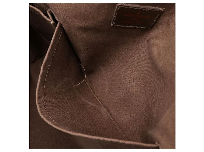 Borsa a spalla Damier Brooklyn MM di Louis Vuitton Marrone - vista 7