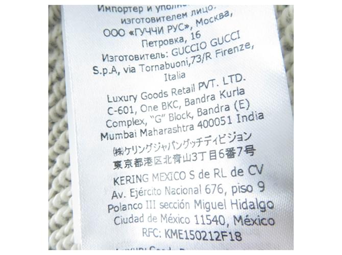 Baumwoll-Sweatshirt mit Gucci-Interlocking-G-Druck Grau - Ansicht 10